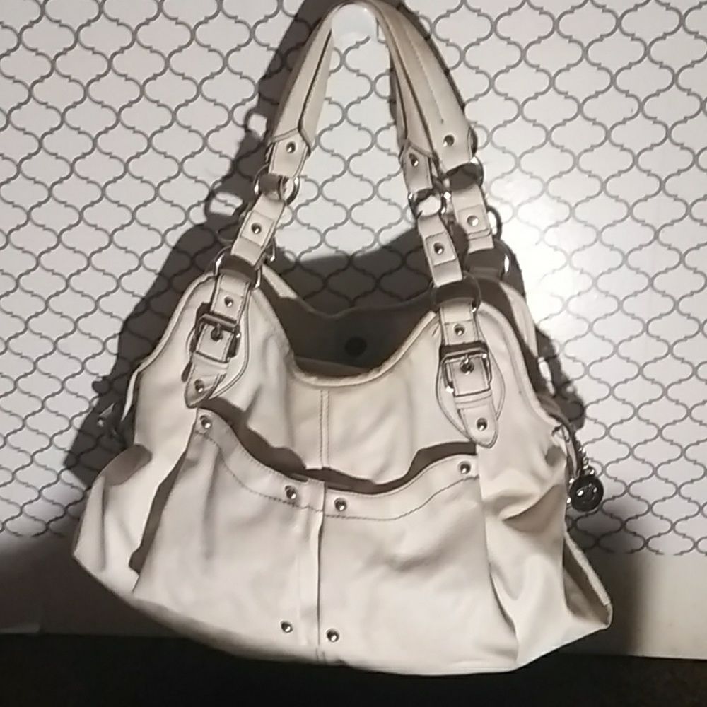 White handbag